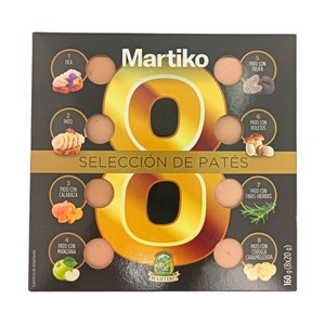 Imagen de MARTIKO Surtido de pates de oca y pato 8 x 20 g.