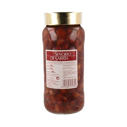 SEÑORÍO DE SARRIÁ Alubia cocida roja 400 g.