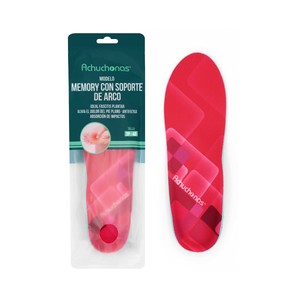 Plantillas memory con soporte de arco, ideal fascitis plantar, talla 39/42.