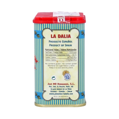 LA DALIA Pimentón picante con DOP La Vera lata de 70 g.
