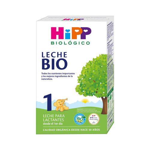 HIPP Biológico Leche ecológica (1) para recién nacido, desde el primer día 300 g.