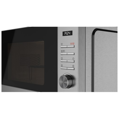 Microondas con grill TEKA MWE FS25 G, color gris, capacidad 25L, potencia: 900W, grill: 1000W.