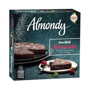 Almondy Tarta Congelada de Chocolate Tipo Brownie Sueco 400 G.