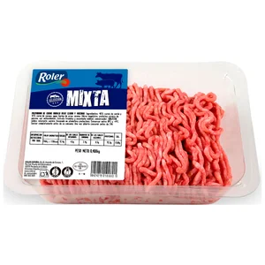 ROLER Selección Bandeja de preparado de carne picada (burger meat) mixta (vacuno-cerdo) 400 g.