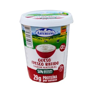 Imagen de LA ASTURIANA Queso fresco batido 0% 400g