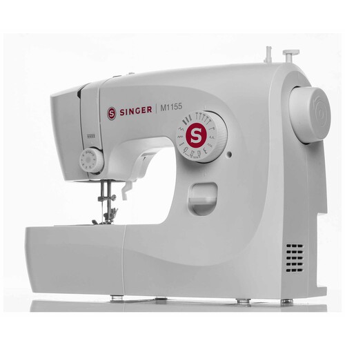 Máquina de coser SINGER M1155, 14 puntadas, ojalador 4 tiempos.