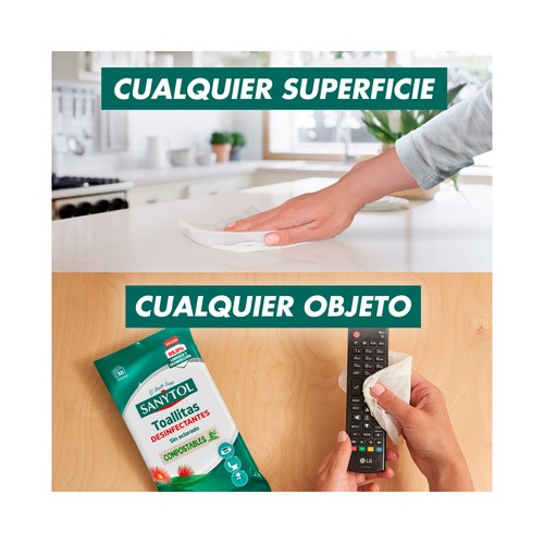SANYTOL Toallitas multiusos desinfectantes 30 uds.