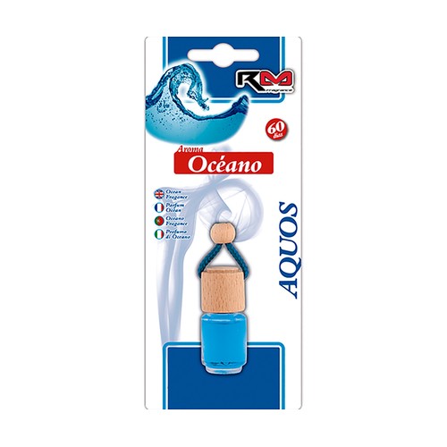 Ambientador de coche para colgar con fragancia ocean, ROLMOVIL.