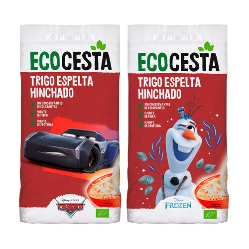 ECOCESTA Cereales de trigo espelta hinchado, ecológico 200 g.