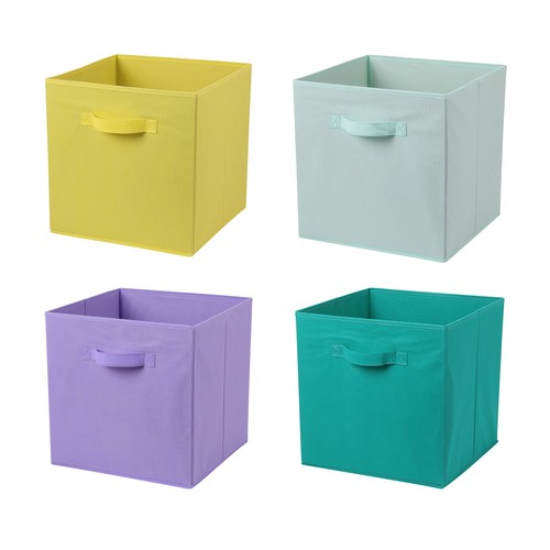 box cubo de almacenaje textil 31x31x31cm. ACTUEL