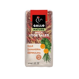 Imagen de GALLO NATURE Pasta plumas multivegetales 400 g.