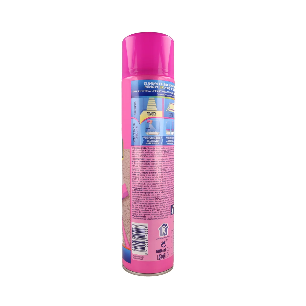 VANISH Espuma Seca para Tapicerías y Alfombras VANISH 600 ml.