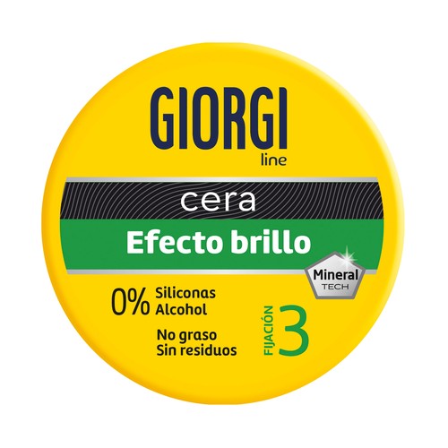 GIORGI Cera fijadora (3) con efecto brillo para definir mechones y crear puntas 75 ml.