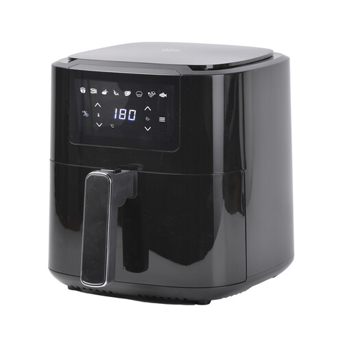 Alcampo Freidora de aire QILIVE Q.5585 capacidad 5L. 1500W 8 programas color negro