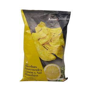 ALCAMPO GOURMET Patatas fritas a las finas hierbas y sal del Himalaya ALCAMPO GOURMET 130 g.