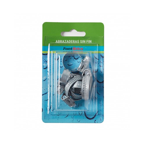 Pack de 6 abrazaderas, 10-17 / 12-20 / 15 - 25 mm, ARREGUI.