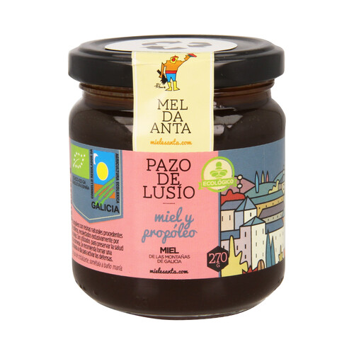 Miel y propóleo ecológico PAZO DE LUSÍO 270 gr.