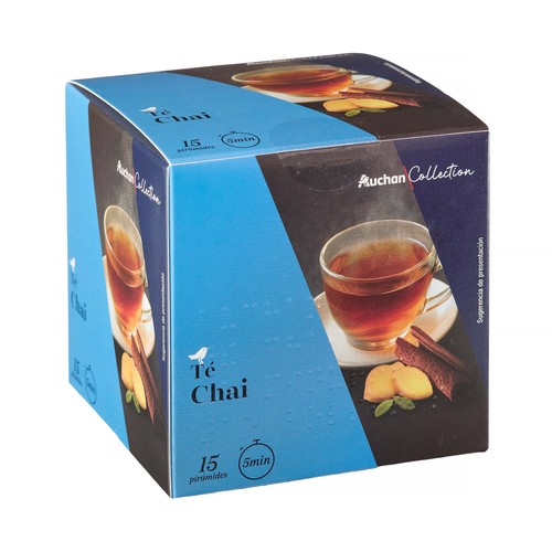 PRODUCTO ALCAMPO Collection Té chai 15 uds. 37,5 g.