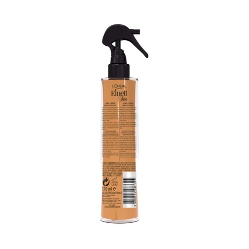 L´ORÉAL PARIS Elnett Spray fijador y protector del calor, especial pelo liso 170 ml.
