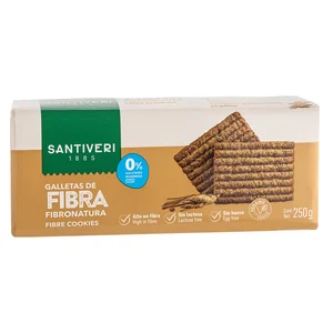 SANTIVERI Galletas de fibra SANTIVERI Fibronatura 250 g.