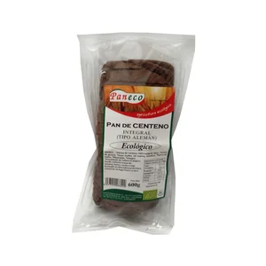 PANECO Pan de centeno integral, tipo alemán , ecológicoPANECO 600 g.