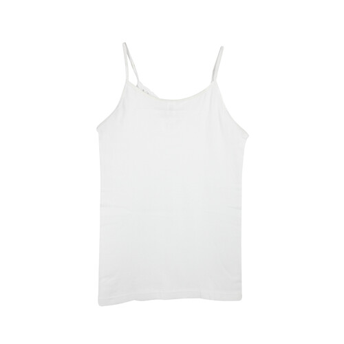 Camiseta interior de tirantes de mujer PRINCESA, color blanco, talla L.
