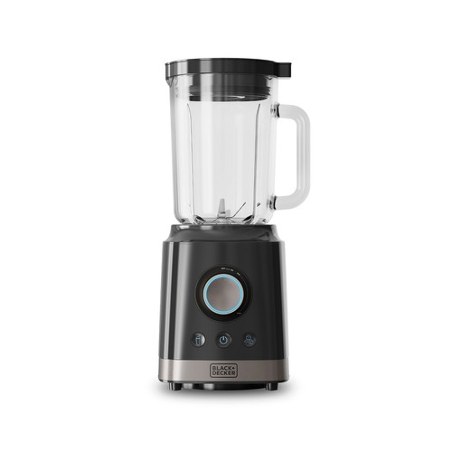 Batidora de vaso BLACK+DECKER BXJB2000E , 2000W, 6 cuchillas, jarra de cristal 1,8l, Pica hielo.
