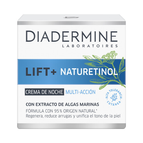 DIADERMINE Crema de noche multiacción (antiarrugas y regeneradora) DIADERMINE Lift+ naturetinol 50 ml.