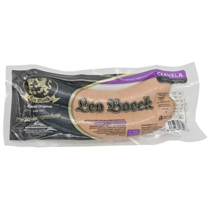 Imagen de LEO BOECK Salchichas de cerdo cocidas en tripa natural tipo Cervela LEO BOECK 2 uds.