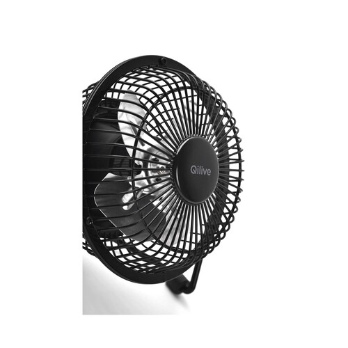 Mini ventilador de escritorio QILIVE Q.6999, diámetro 10cm, alimentación Usb.