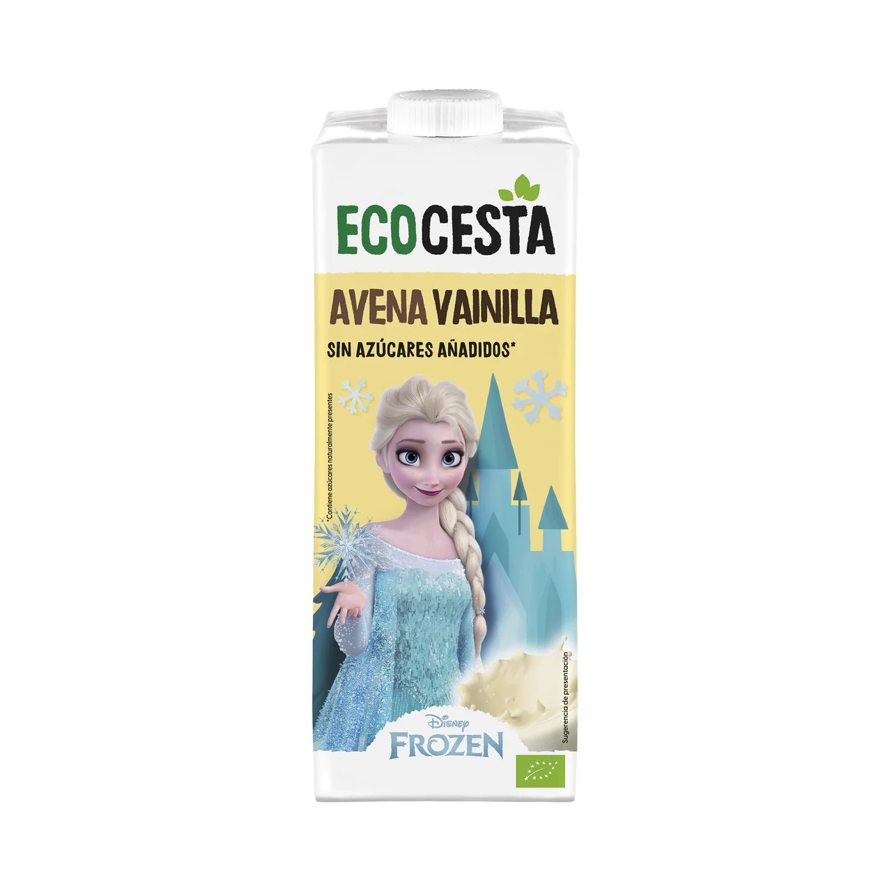 ECOCESTA Bebida de avena ecológica con sabor a vainilla y sin azúcares añadidos 1 l.