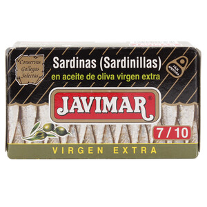Imagen de JAVIMAR Sardinillas en aceite de oliva virgen extra lata de 65 g..