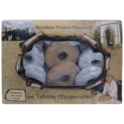 LA TAHONA ALPUJARREÑA Roscos de vino y anís 400 g.