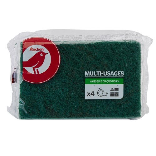 PRODUCTO ALCAMPO Estropajo fibra verde PRODUCTO ALCAMPO 4 uds.