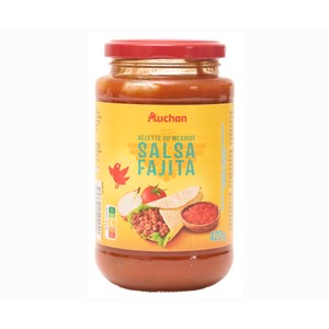 PRODUCTO ALCAMPO Salsa mejicana a base de tomates y verduras especial fajitas 410 g.
