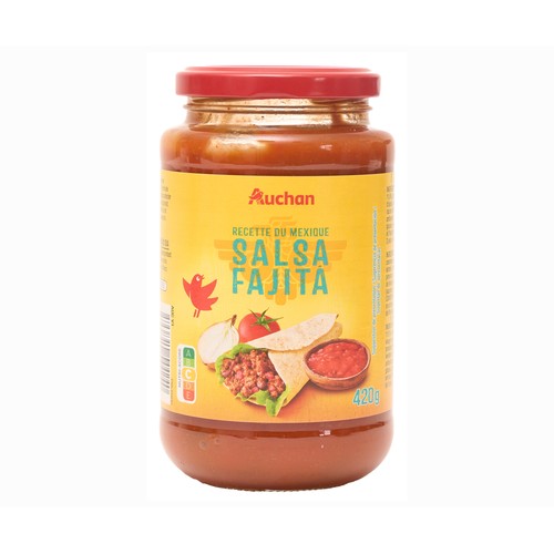 PRODUCTO ALCAMPO Salsa mejicana a base de tomates y verduras especial fajitas PRODUCTO ALCAMPO 410 g.