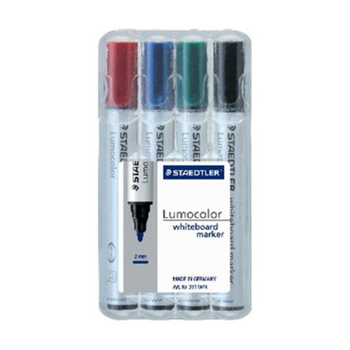 4 marcadores STAEDTLER para la pizarra.