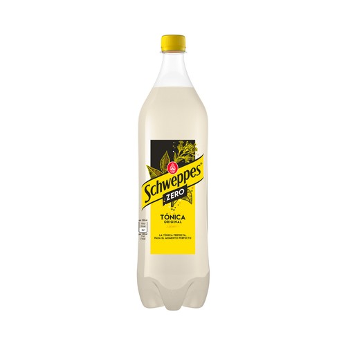 SCHWEPPES Zero. Tónica clásica light botella de 1 l.