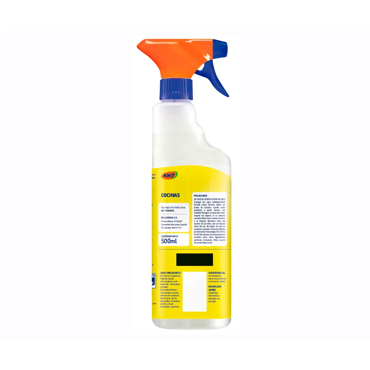 Limpiador de cocina 500 ml.