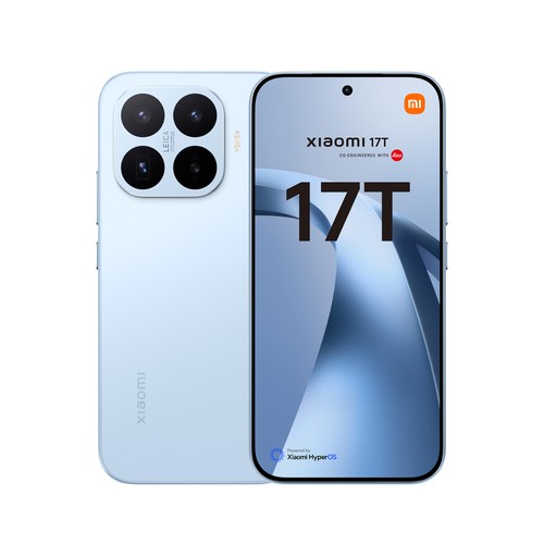 Smartphone XIAOMI 17T Blue, 5G, 256GB + 12GB RAM, pantalla 16,74cm (6,59"), color azul.