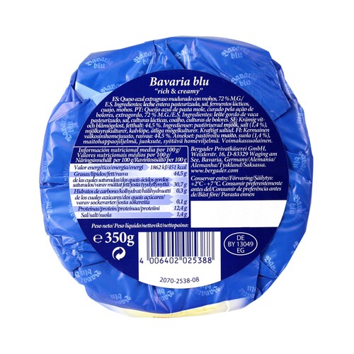 BERGADER Queso azul  350 g.