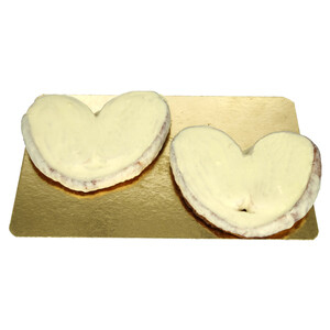 Imagen de Palmera recubiertas de chocolate blanco, 2 uds, 250g.