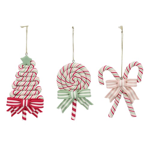 Colgante Caramelos decoración Navidad 10cm SB modelos surtidos, ACTUEL