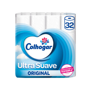 COLHOGAR Papel higiénico Ultrasuave Original COLHOGAR 32 rollos