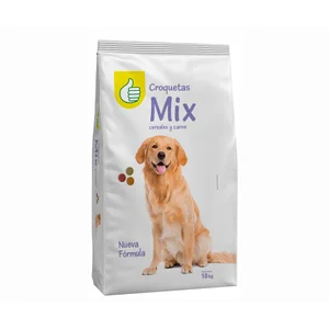 PRODUCTO ALCAMPO Alimento de perro mix de cereales y carne 18kg.