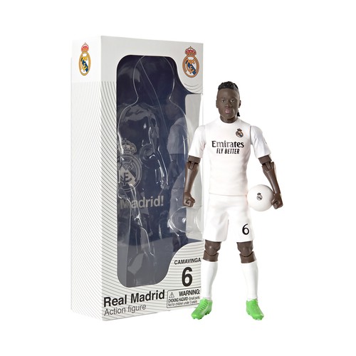 RM Sockers Camavinga, muñeco jugador de fútbol Real Madrid +3 Años BAMBO TOYS
