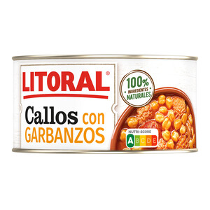 Imagen de LITORAL Callos con garbanzos LITORAL lata de 380 g.