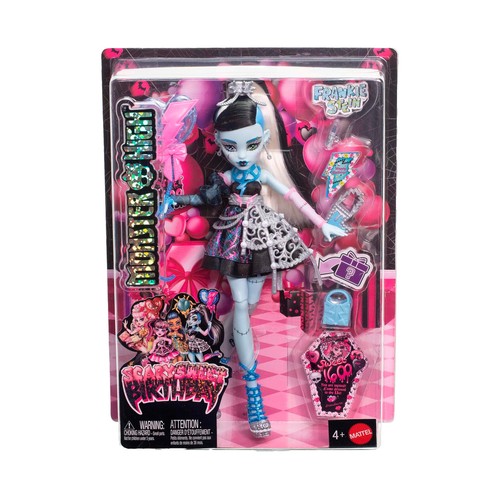 MONSTER HIGH Scary Sweet Birthday Muñeca Frankie Stein +4 Años