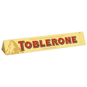 Imagen de TOBLERONE Barrita de chocolate con leche, miel y almendras 100 g.