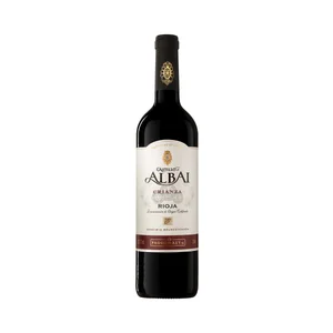 CASTILLO DE ALBAI Vendimia seleccionada Vino tinto crianza con D.O. Ca. Rioja botella 75 cl.